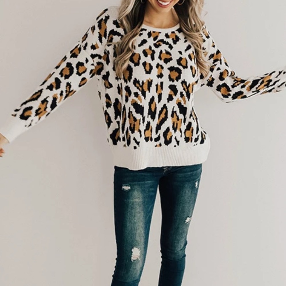 Fabrik Cheetah Print Sweater!
